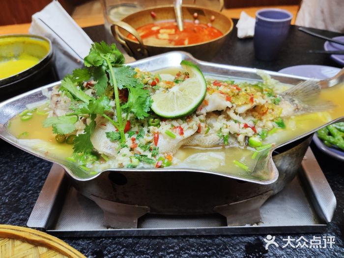 忆暹罗·金泰国餐厅(和义店)青柠檬蒸鱼图片