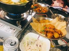 鱿鱼炒五花肉-富乐满韩国正宗炸鸡韩国料理(虹泉路店)