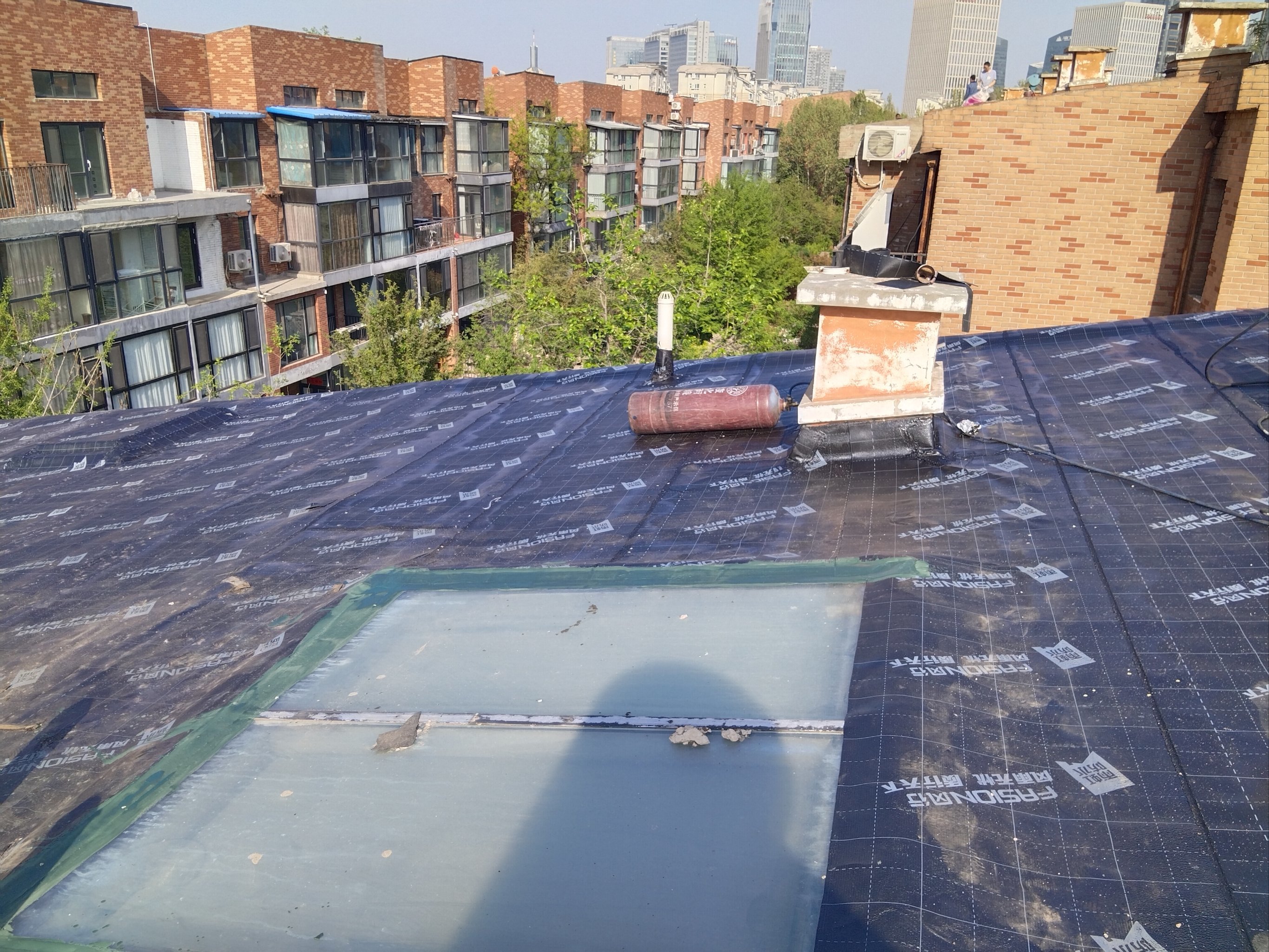 大兴金地格林小镇东方雨虹风行系列卷材屋顶防水