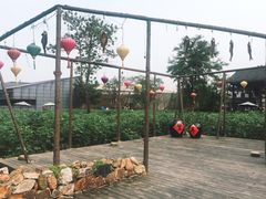 -田园东方蜜桃村的田野营地