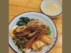狮头牌鹅肉拼大肠饭-狮头牌卤味研究所·卤味饭(花城汇南区店)