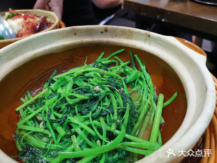 熠盛粤味(永康路店)啫啫虾酱空心菜图片