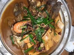 -东来菜馆•手抓海鲜家常菜•海鲜锅贴(鸽子窝店)