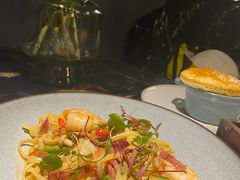 日式和风蒜香大虾意面-第101座花园餐厅(湖滨88店)