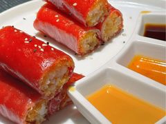 红米脆皮鲜虾肠-蝴蝶里·粤菜·点心(滨江龙湖店)