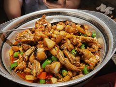 青椒紫苏味-蛙小侠·沸腾砂锅(南山欢乐颂店)