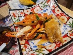 薑蔥炒花蟹-御满屋日本料理