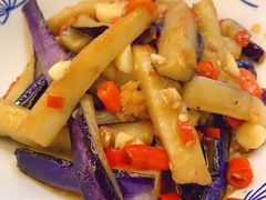 长豆角炒茄子-栖凤渡烧鸡公