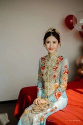 -懿沉香中式嫁衣礼服秀禾服龙凤褂马来褂旗袍总店