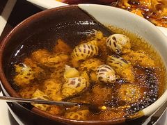 古越陈酿煮花螺-杭州西子湖四季酒店·金沙厅