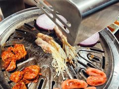 -明洞阿姨·韩式酱蟹烤肉·创意料理(三元桥店)