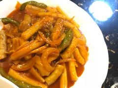 鱼饼炒年糕-桃园中华料理炸酱面(燕儿岛路店)