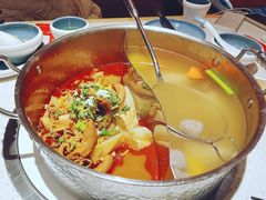 牛杂鸳鸯锅-左庭右院鲜牛肉火锅(环球港店)