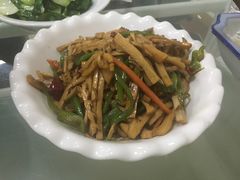 青椒脆笋-武大口院食堂