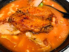 番茄浓汤鸡翅猪扒通粉-华嫂冰室(尖沙咀店)