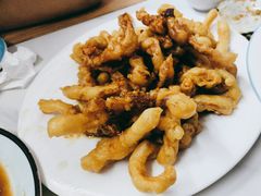 炸鱿鱼条-天伦海鲜·老味道·青岛菜(栈桥天主教堂店)