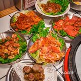 和男朋友点了超级多的肉肉啊！