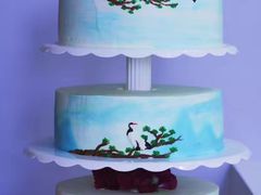 -咖咖熊蛋糕定制·蓝风车动物奶油