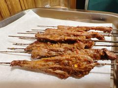 秦川黄牛招牌烤肉筋-叁宝烧烤 西安烧烤 领跑品牌(学府路店)