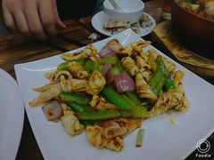 鲜鱿-广宁炭炉鸡煲·富临门饭店