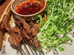 黄牛肉-拾光与烟火丨炭火串烧·自贡小活鲜(西村大院店)