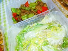 腊八蒜爆猪肝-聚友朋褡裢火烧(天北路店)