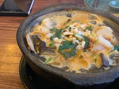 砂锅毛血旺-王明古法砂锅居(开化寺店)