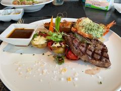 澳洲M5拼黄油大虾-蔚蓝阁餐厅·Brunch·牛排·威士忌·红酒