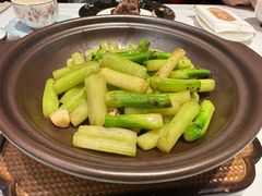 虾酱啫芥兰-名人坊·新派粤菜(河西奥体博览中心金鹰世界店)