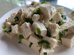 小葱拌豆腐-天源渔港农庄