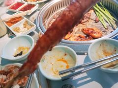 -绿岛港轩海鲜烤肉涮锅自助餐厅