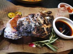 -草家酱蟹炭火烤肉店(珲春南路一店)