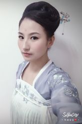 -后宫·古装汉服京剧儿童亲子全家福摄影