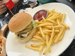 牦牛汉堡-玫瑰西餐厅.意面披萨.牛排咖啡