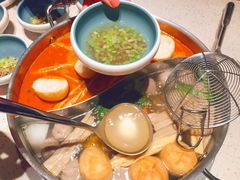 牛杂鸳鸯锅-左庭右院鲜牛肉火锅(环球港店)