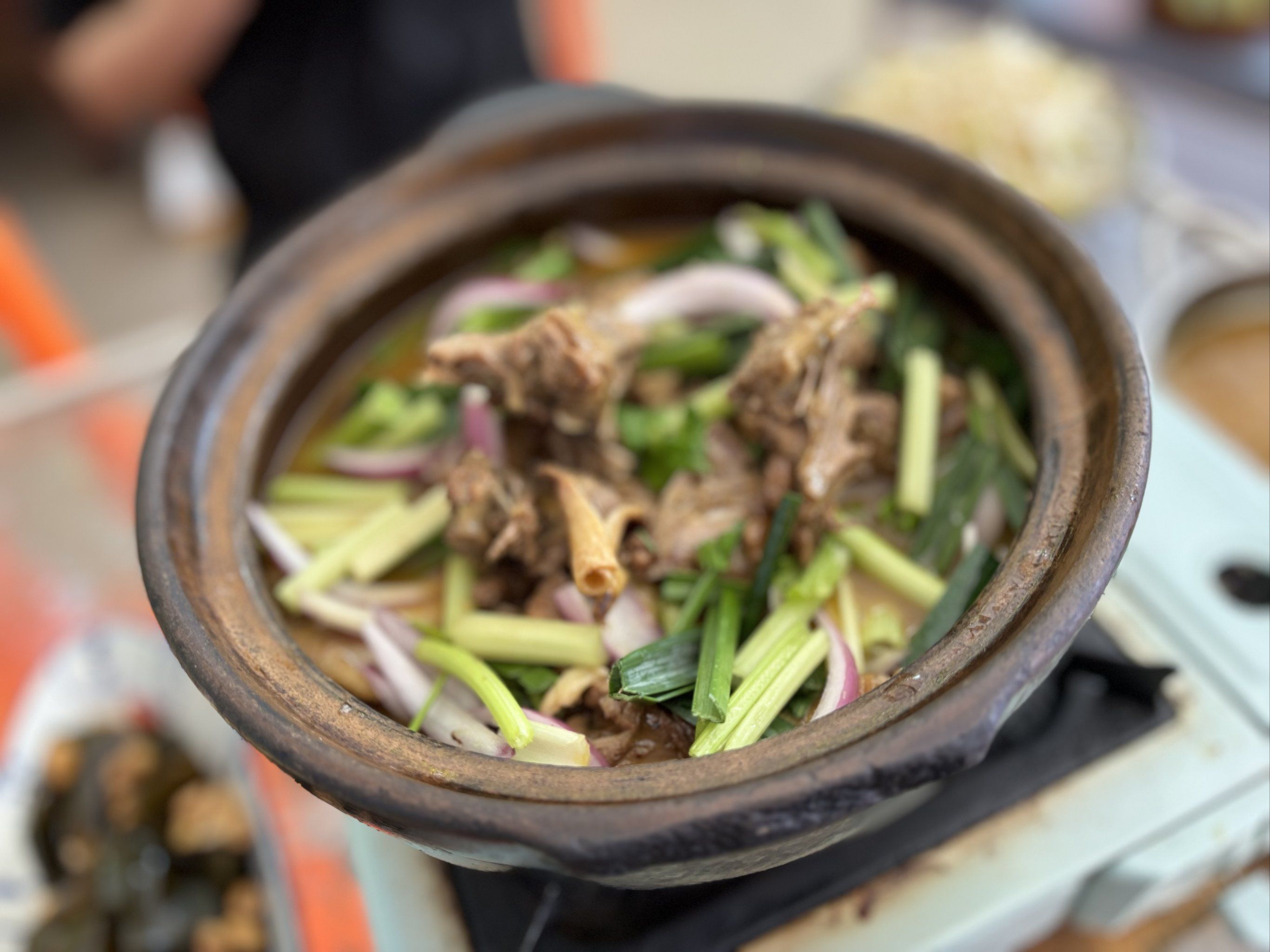 今日份香草鸭煲来一锅
