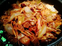 黑毛猪蹄猪排猪五花双人套餐-猪啊牛呀羊啊铜盘烤肉(正大广场店)