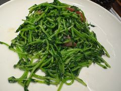 鸡油腊味炒豆苗-潮界(凯德晶萃店)