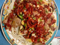 滚刀肉辣皮子拌面-新疆巴州金丝特餐厅(大钟寺店)