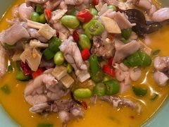 笋干毛豆煮牛蛙-虎哥私房菜(馒头山店)