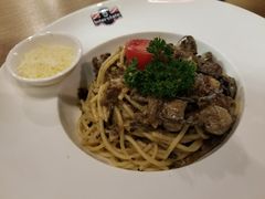 xo酱松茸牛肝菌意大利面-5号公路餐厅(曼哈顿店)