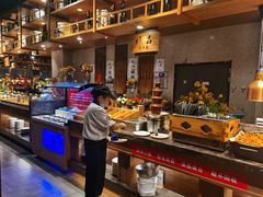 自助取餐区-韩京炭火烤肉自助料理(柯桥万达店)