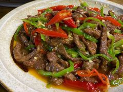 山椒牦牛肉-燕兵眉州肥肠鱼饭店