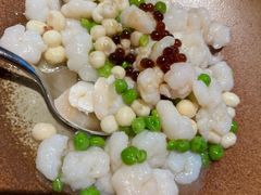 鸡头米清炒虾仁-小厨娘淮扬菜(清江苏宁广场店)