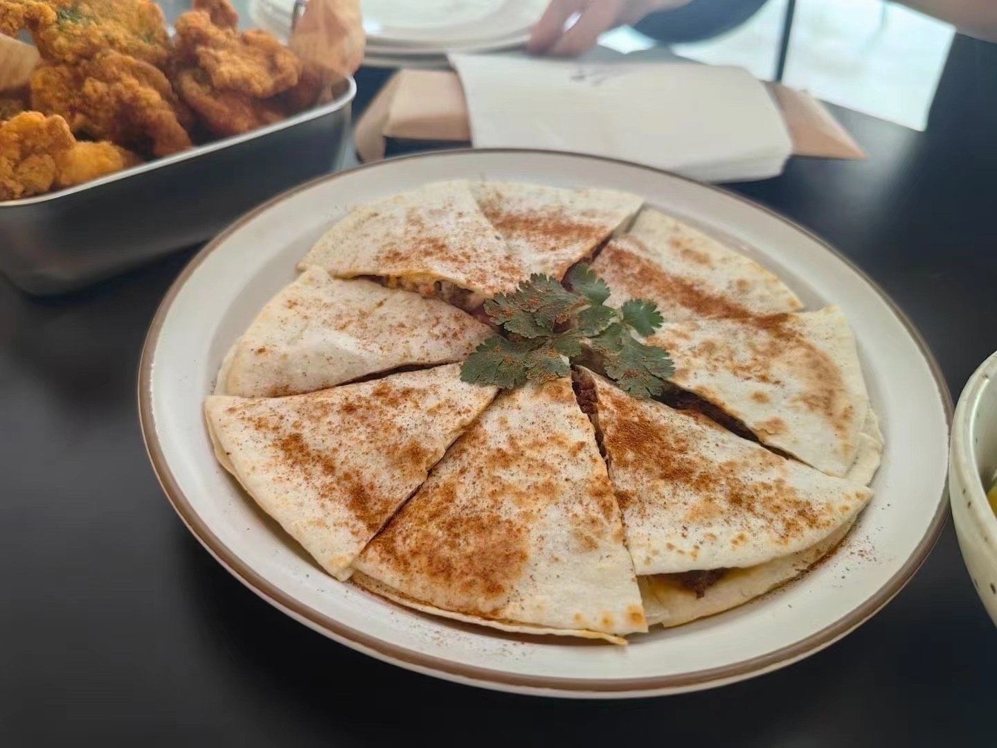 墨西哥薄饼吃到了!