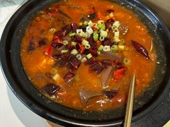油泼脑花烧鸭血-听香·678茶铺(猛追湾店)