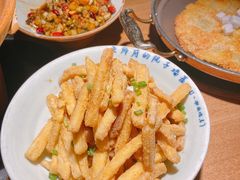 咸蛋黄炒茄子-吃饭皇帝大(解放西路店)