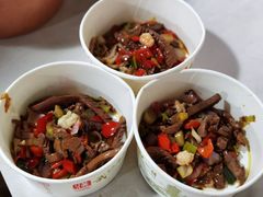 牛肉腰花二合一豆皮-周记热干面豆皮大王(桃花东街店)