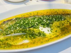 葱油蒸白水鱼-玫瑰厅上海菜(兴国路店)