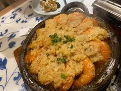 铁板蒜蓉虾-小菜园新徽菜(阜阳颍州万达店)